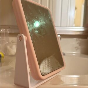 Pink and cream Mirror